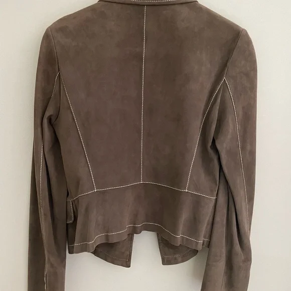 Vintage Prada Suede Blazer Jacket - Picture 5 of 7